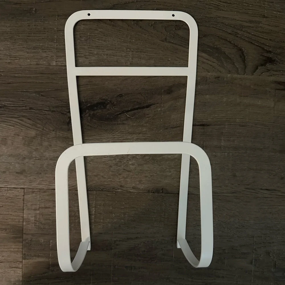 Yamazaki Steel Bag Holder - wall mount - Handbag Organizer - white - purse hook